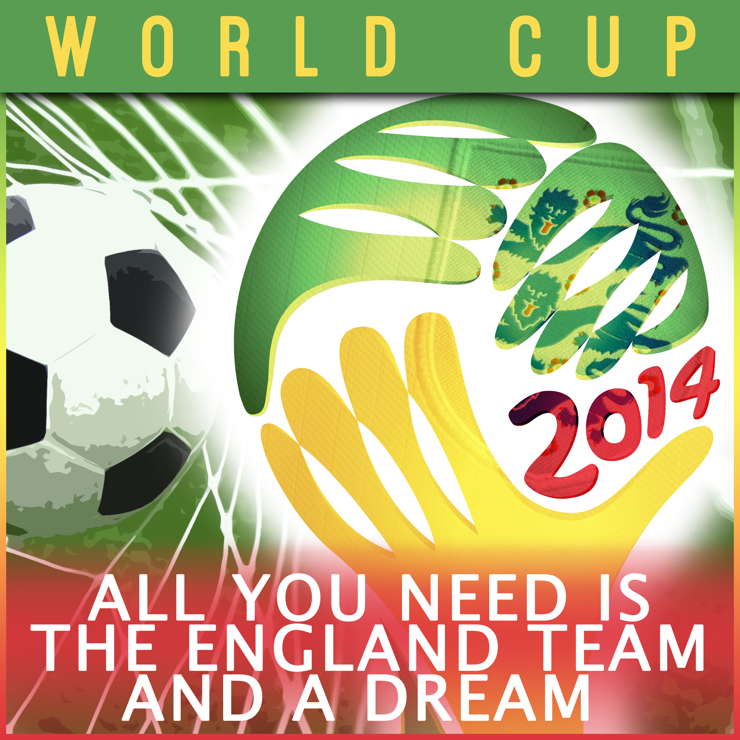 All You Need Is England Team And A Dream (England World Cup 2014)